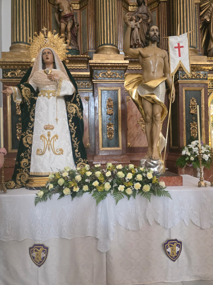 SOLEMNES CULTOS EN HONOR A JESÚS RESUCITADO Y MARÍA SANTÍSIMA DEL AMPARO