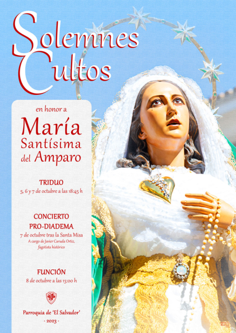 DEDICAMOS EL MES DE OCTUBRE A NUESTRA MADRE MAR�A SANT�SIMA DEL AMPARO