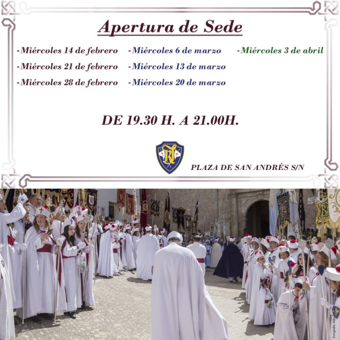 APERTURA DE NUESTRA SEDE