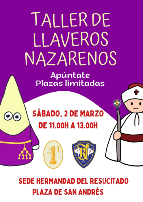 TALLER DE LLAVEROS NAZARENOS