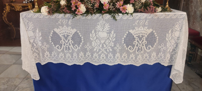 CELEBRADOS LOS SOLEMNES CULTOS EN HONOR A MAR�A SANT�SIMA DEL AMPARO